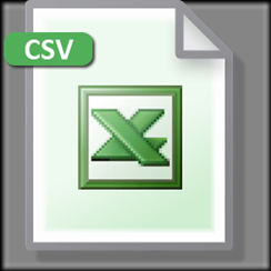 CSV, Excel