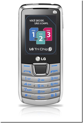 LG lan&ccedil;a celular tri chip no Brasil, LG, Lan&ccedil;amento, celular